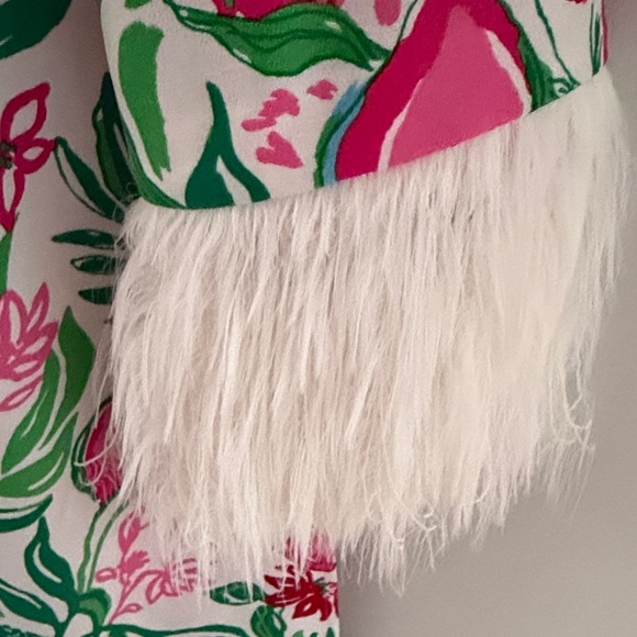 Agnes skirted shift romper 
Lilly Pulitzer Floral with Fringe-Holiday fun! - Picture 5 of 14